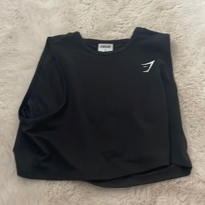 Gymshark Training Top in Black size small